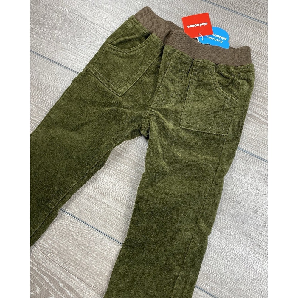 Miki House Toddler Vintage Corduroy Pants Green‎ Size 90 US 2T New
